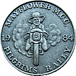 Pilgrims motorcycle rally badge from Jean-Francois Helias