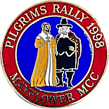 Pilgrims motorcycle rally badge from Terry Reynolds