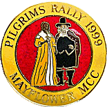 Pilgrims motorcycle rally badge from Terry Reynolds