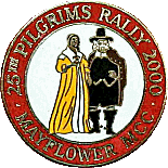 Pilgrims motorcycle rally badge from Terry Reynolds