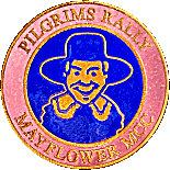 Pilgrims motorcycle rally badge from Ted Trett