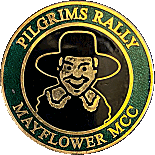 Pilgrims motorcycle rally badge from Dave Ranger