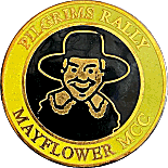 Pilgrims motorcycle rally badge from Dave Ranger