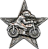 Pinguinos motorcycle rally badge from Jean-Francois Helias