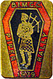 Piper motorcycle rally badge from Jean-Francois Helias