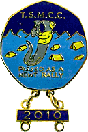 Pissed As A Newt motorcycle rally badge
