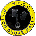 Piston Broke motorcycle rally badge