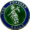 Poacher motorcycle rally badge from Victor Smith
