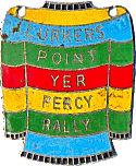 Point Yer Percy motorcycle rally badge from Phil Drackley