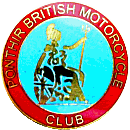 Ponthir British MC motorcycle club badge from Jean-Francois Helias