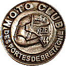 Portes de Bretagne motorcycle club badge from Jean-Francois Helias
