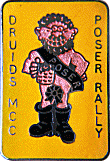 Poser motorcycle rally badge