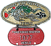 Power Bike motorcycle rally badge from Jean-Francois Helias