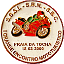 Praia da Tocha motorcycle rally badge from Jean-Francois Helias