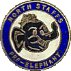 Pre-Elephant motorcycle rally badge from Stefan Gats