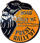 Presi motorcycle rally badge from Jean-Francois Helias