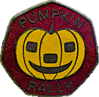 Pumpkin motorcycle rally badge