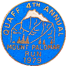 Quaff Mount Palomar Run motorcycle run badge from Jean-Francois Helias