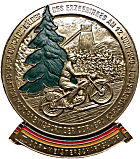 Quer Durch Die Walder motorcycle rally badge from Jean-Francois Helias
