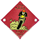 Rage motorcycle rally badge from Jean-Francois Helias