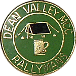 Rallymans motorcycle rally badge from Ted Trett