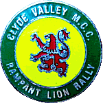 Rampant Lion motorcycle rally badge from Jean-Francois Helias