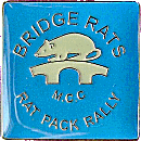 Rat Pack motorcycle rally badge from Jean-Francois Helias