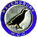 Ravensbury MCC motorcycle club badge from Jean-Francois Helias