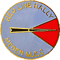 Red Line motorcycle rally badge from Jean-Francois Helias
