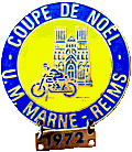 Reims motorcycle rally badge from Jean-Francois Helias
