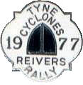 Reivers motorcycle rally badge from Jan Heiland