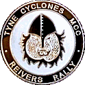 Reivers motorcycle rally badge