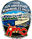 Remarkables motorcycle rally badge