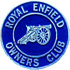 Royal Enfield motorcycle club badge from Jean-Francois Helias