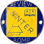 Review motorcycle rally badge from Phil Drackley