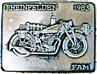 Rheinfelden motorcycle rally badge from Jean-Francois Helias
