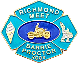 Richmond Meet Barrie Proctor motorcycle run badge from Jean-Francois Helias