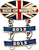 Ride Of Respect motorcycle run badge from Jean-Francois Helias