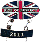 Ride of Respect motorcycle run badge from Jean-Francois Helias