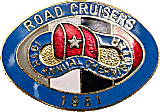 Road Cruisers Overnighter motorcycle rally badge from Jean-Francois Helias