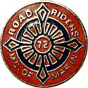 Road Riders motorcycle rally badge from Jean-Francois Helias