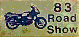 Road Show motorcycle show badge from Jean-Francois Helias