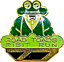 Road Toads Ribit motorcycle run badge from Jean-Francois Helias