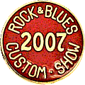 Rock And Blues Custom Show motorcycle show badge from Jean-Francois Helias