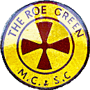 Roe Green MC&SC motorcycle club badge from Jean-Francois Helias