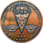 Romanian MC Fed motorcycle fed badge from Jean-Francois Helias