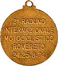 Rovereto motorcycle rally badge from Jean-Francois Helias
