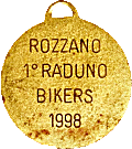 Rozzano motorcycle rally badge from Jean-Francois Helias