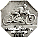 Ruediswil motorcycle rally badge from Jean-Francois Helias