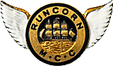 Runcorn MCC motorcycle club badge from Jean-Francois Helias